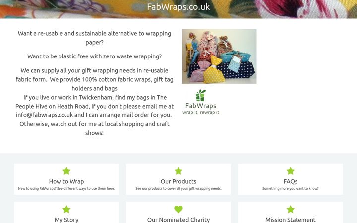 Screenshot of fabwraps.co.uk