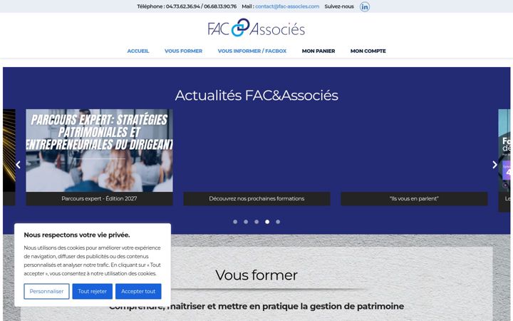 Screenshot of fac-associes.com