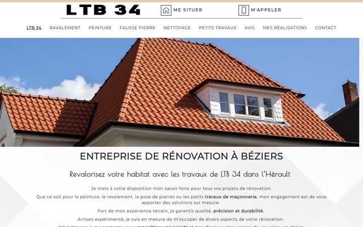 Screenshot of facadier-ltb-34.fr