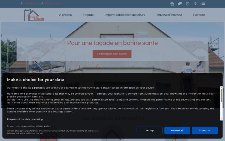 Screenshot of facadier-nuance-peinture.fr