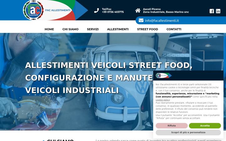 Screenshot of facallestimenti.it