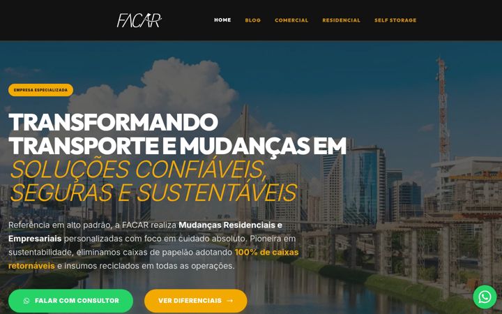 Snímek obrazovky facarmudancas.com.br