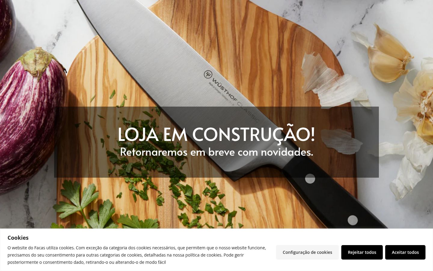 Captura de pantalla del banner de consentimiento mostrado antes de cualquier interacción