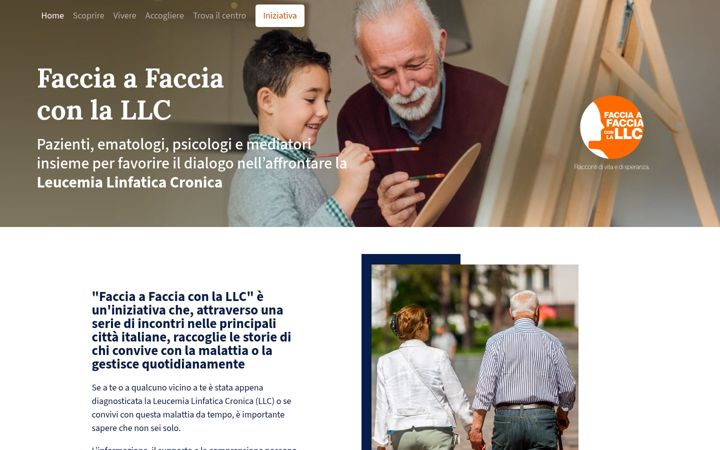 Screenshot of facciaafacciaconlallc.it