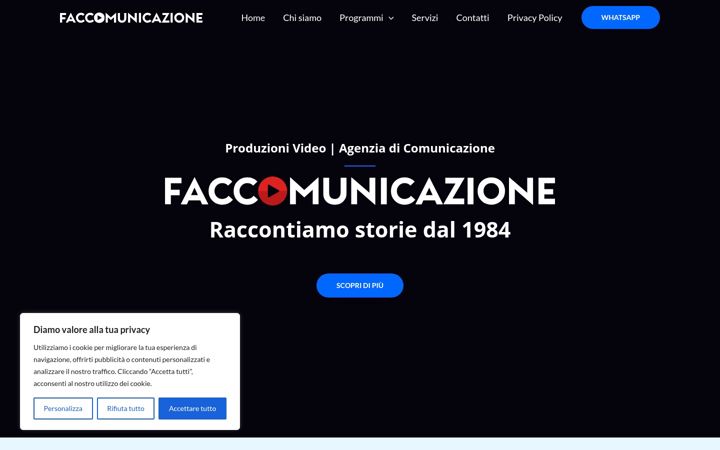 Screenshot of faccomunicazione.it