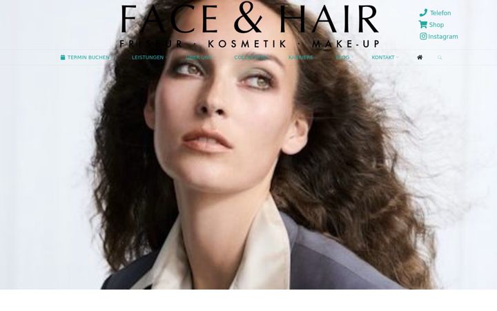 Screenshot of face-and-hair.de