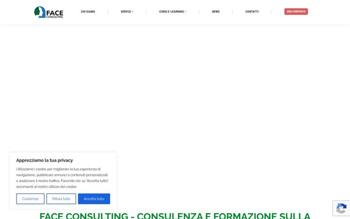Ekrānuzņēmums no face-consulting.it