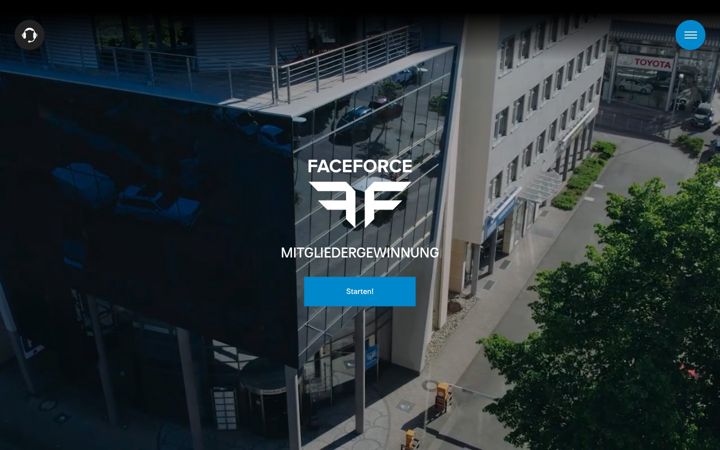 Screenshot of face-force.de