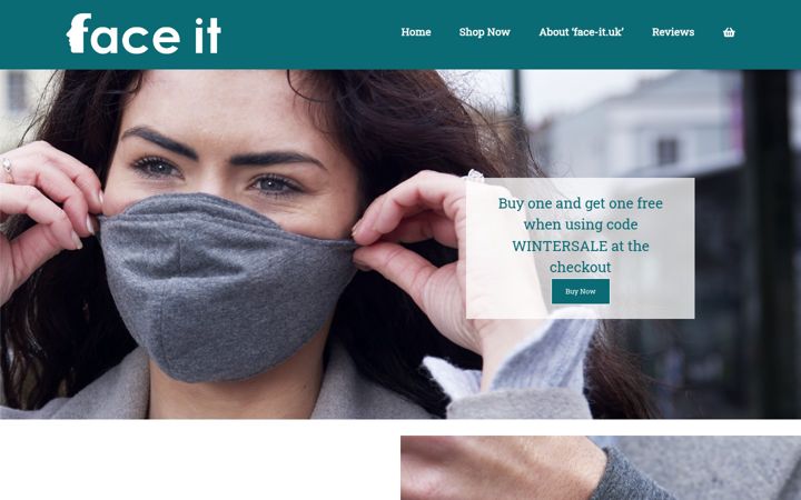 Screenshot of face-it.uk
