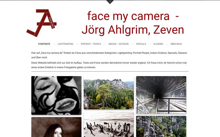 Screenshot of face-my-camera.de
