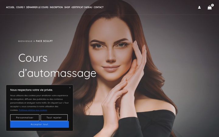 Screenshot of face-sculpt.net