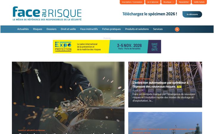 Screenshot of faceaurisque.com