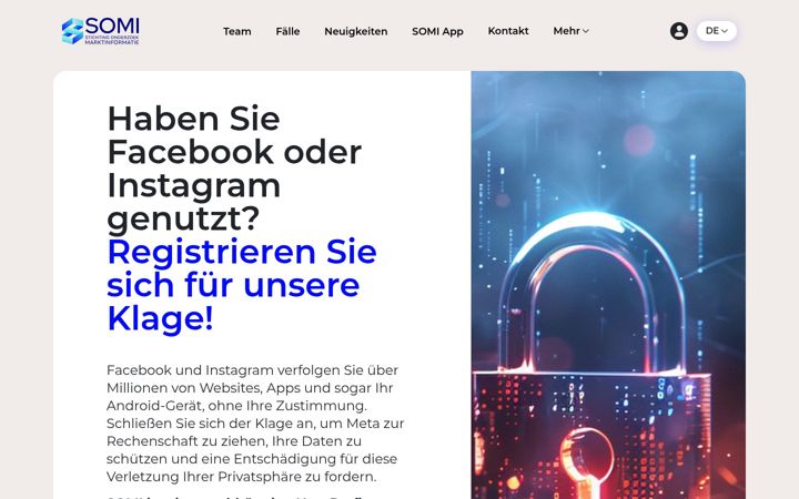 Képernyőkép: facebookclaim.de