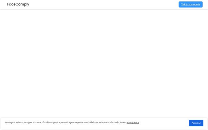 Screenshot of facecomply.com