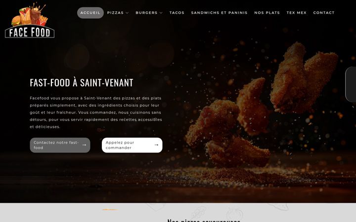 Screenshot of facefood.fr