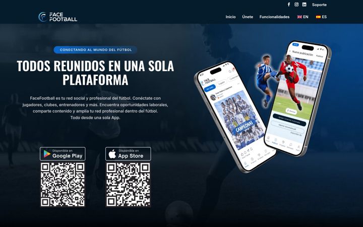 Screenshot of facefootball.com
