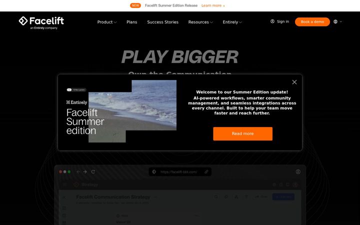 Screenshot of facelift-bbt.com