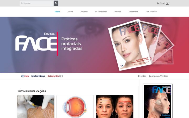 Snímek obrazovky facemagazine.com.br
