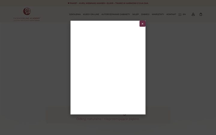Screenshot of facemodeling.pl