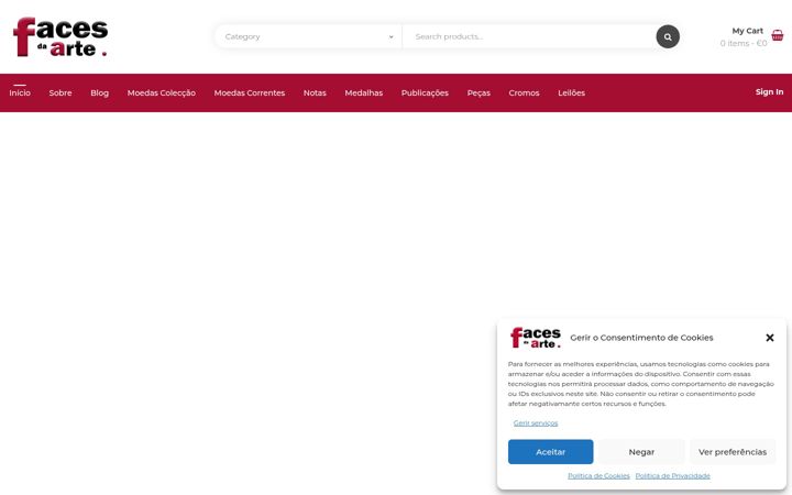 Screenshot of facesdarte.pt