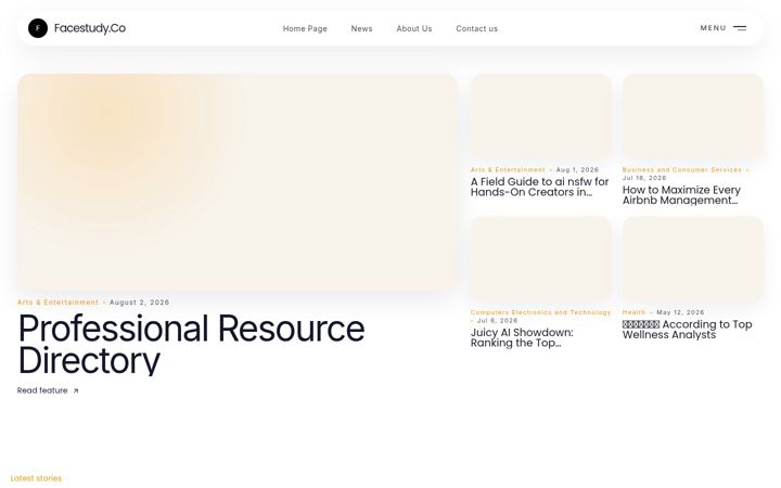 Screenshot of facestudy.co.uk