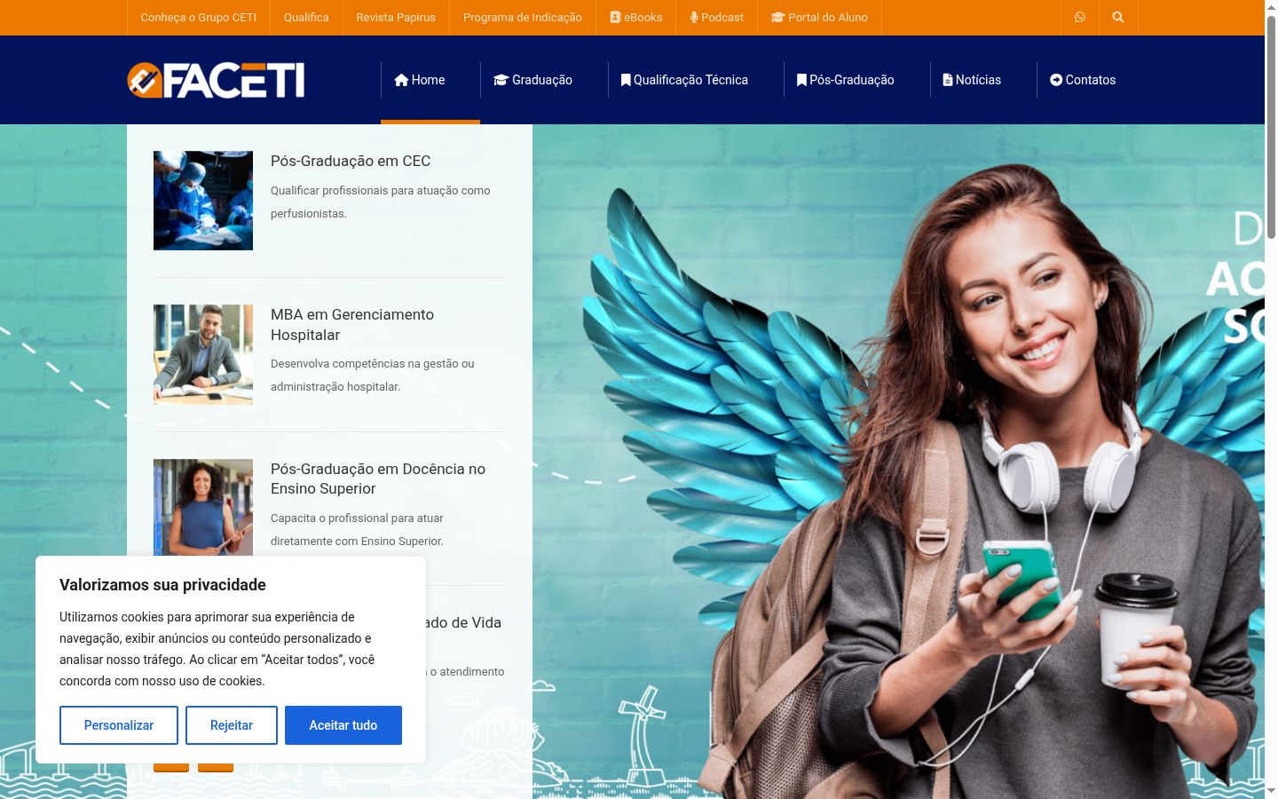 Zrzut ekranu banera zgody wyświetlanego przed jakąkolwiek interakcją