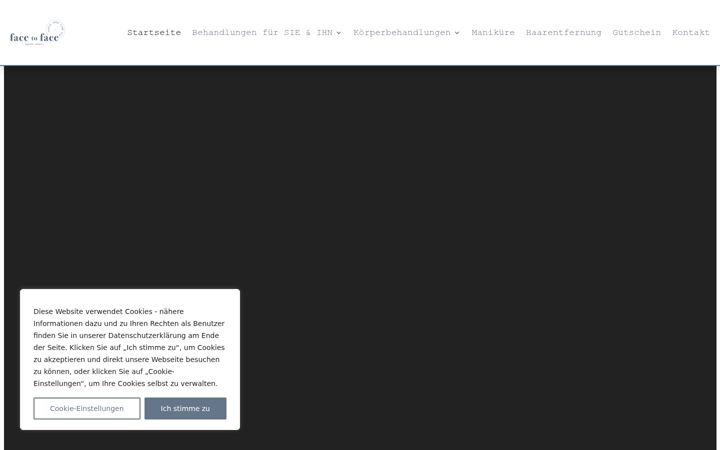 Screenshot of facetoface-beauty.at