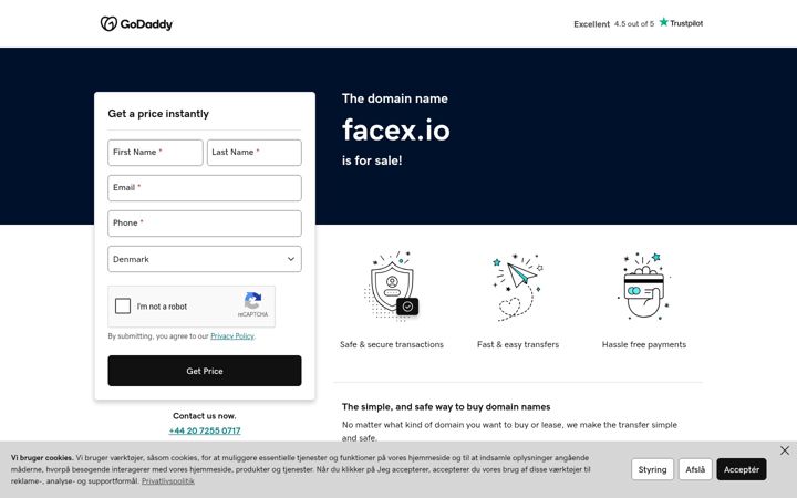 Zrzut ekranu facex.io