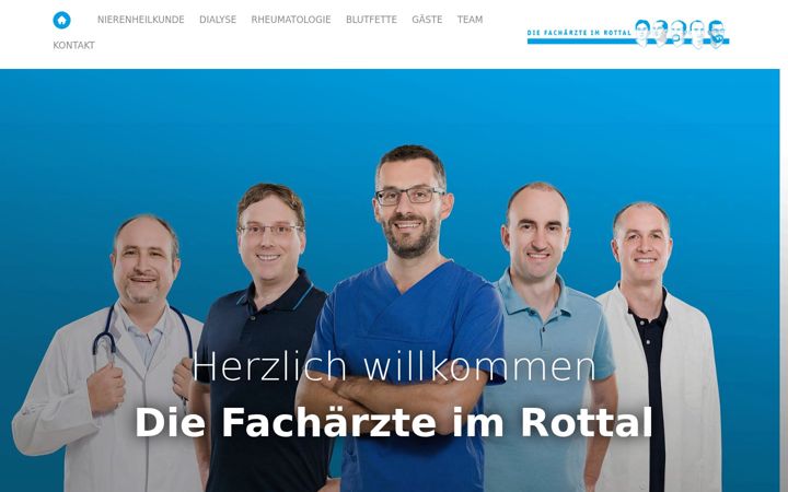 Screenshot of fachaerzte-rottal.de