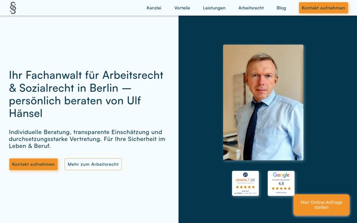 Screenshot ta' fachanwalt-arbeitsrecht-reinickendorf.de