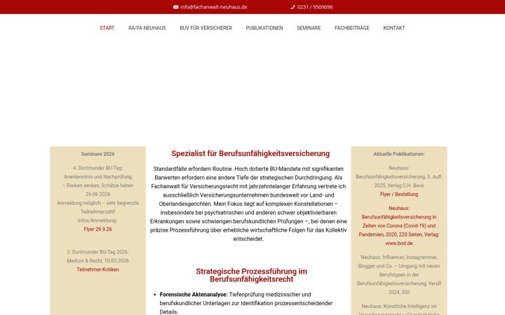 Screenshot ta' fachanwalt-neuhaus.de
