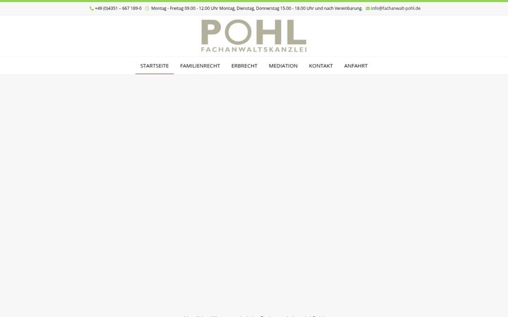Screenshot ta' fachanwalt-pohl.de
