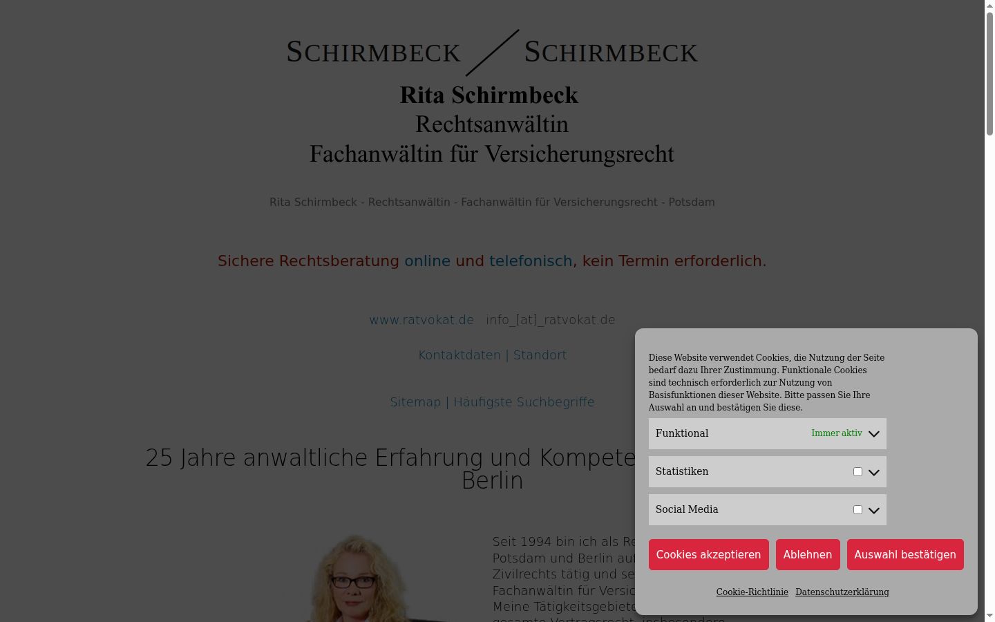Screenshot tal-banner tal-kunsens muri qabel kwalunkwe interazzjoni