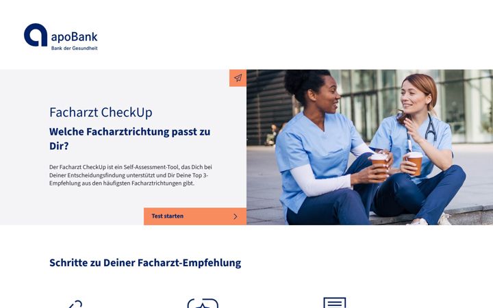 Screenshot ta' facharzt-checkup.de