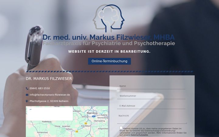 Screenshot ta' facharztpraxis-filzwieser.de