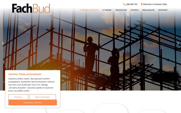 Screenshot of fachbud.net.pl