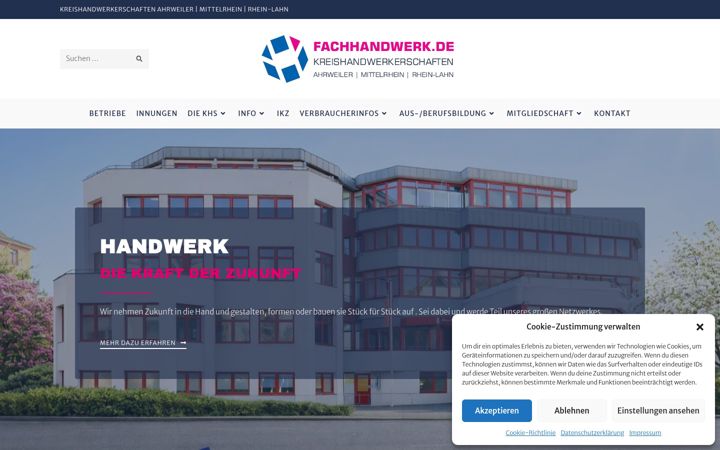 Skærmbillede af fachhandwerk.de