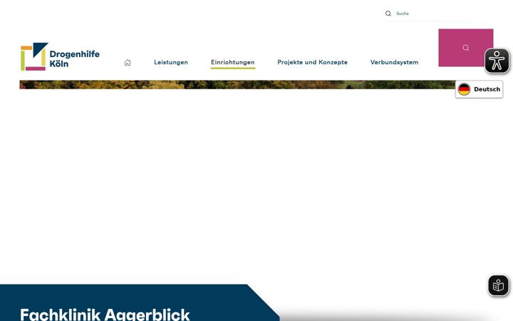 Skærmbillede af fachklinik-aggerblick.de
