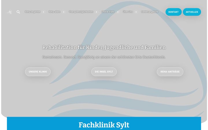 Képernyőkép: fachklinik-sylt.de