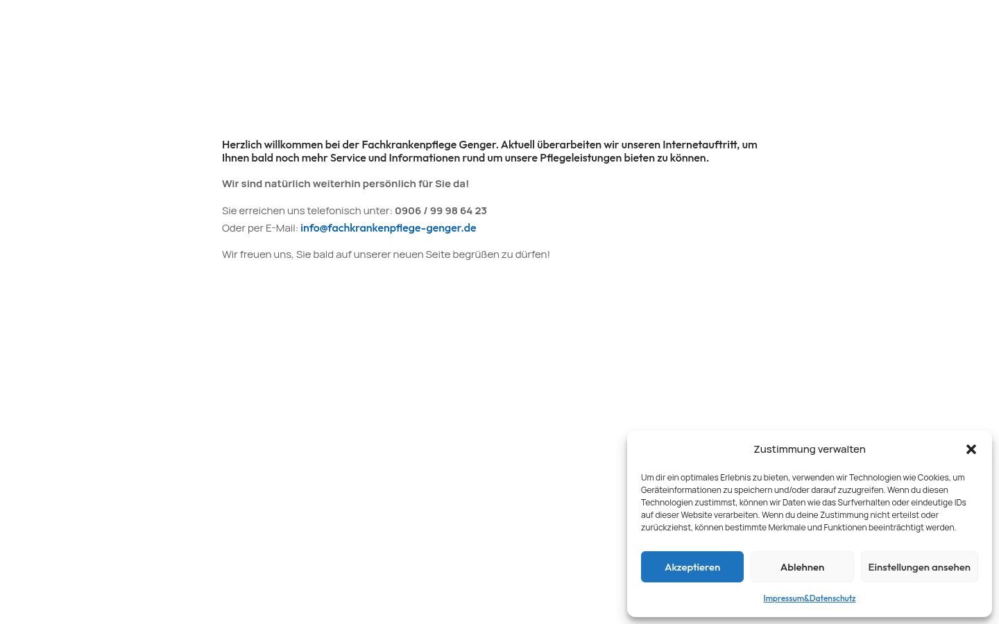Képernyőkép a bármilyen interakció előtt megjelenő hozzájárulási bannerről