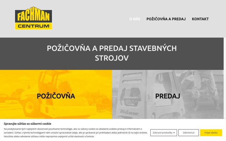 Screenshot ta' fachmancentrum.sk