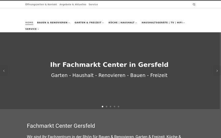 Képernyőkép: fachmarkt-gersfeld.de