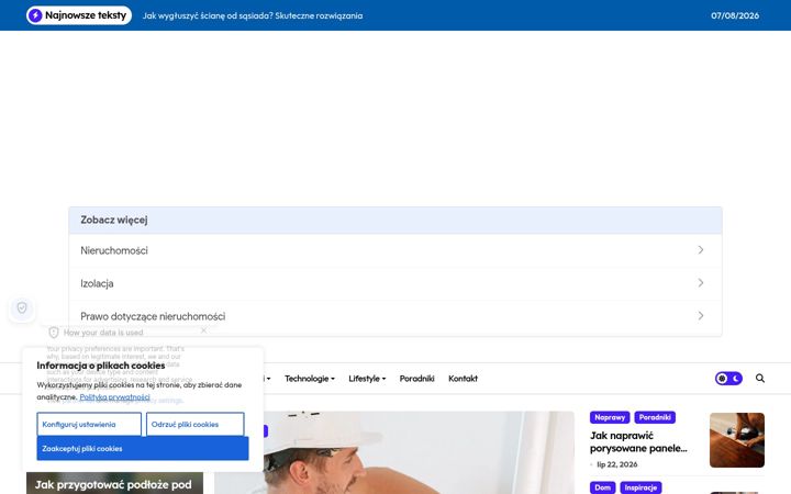 Screenshot of fachowiec-budowlany.pl