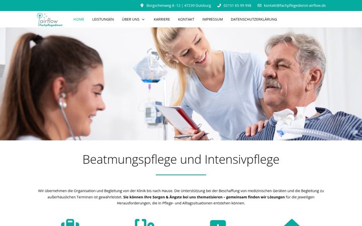 Képernyőkép: fachpflegedienst-airflow.de