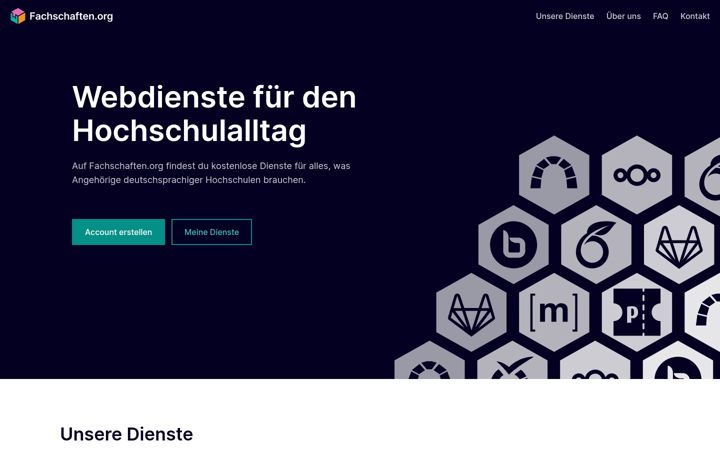Screenshot of fachschaften.org