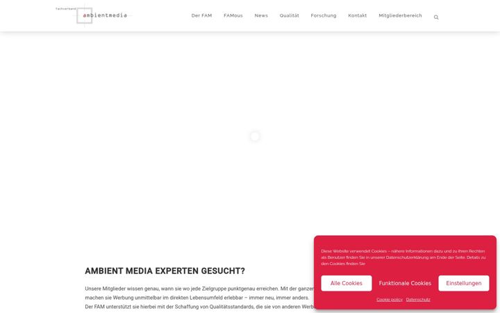 Snimka zaslona za fachverband-ambientmedia.de