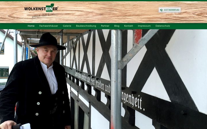 Screenshot of fachwerkhaeuser-sachsen.de