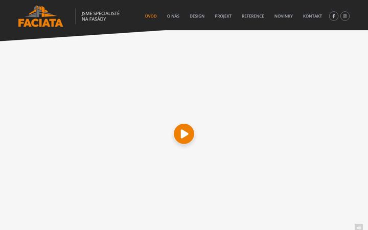 Screenshot of faciata.cz