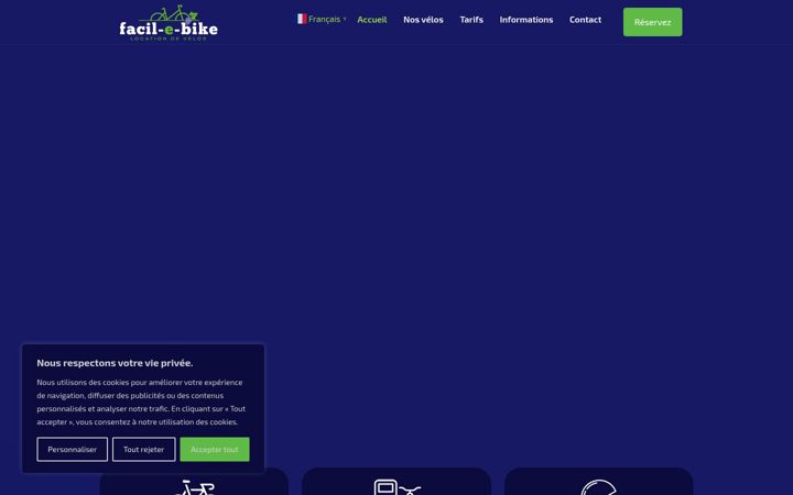 Screenshot of facil-e-bike.fr