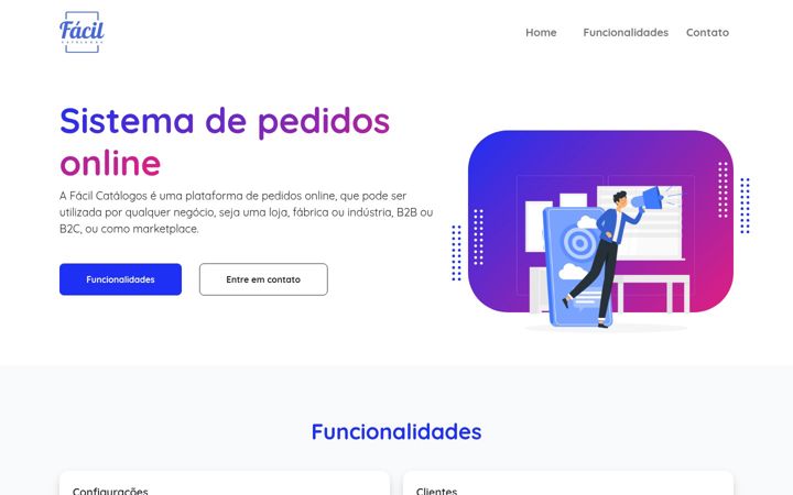 Screenshot of facilcatalogos.com.br